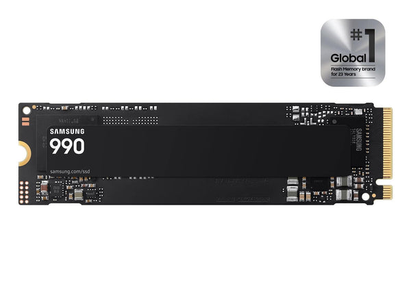 Samsung - Internal SSD 990 1TB, Read/Write Speeds Up to 7,250/6,450 MB/s (MZ V9V1T0B/AM)
