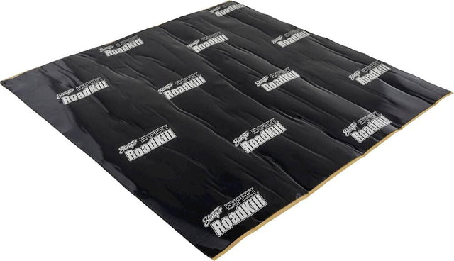 Front. Stinger - RoadKill Expert 2' x 40' Sound Damping Bulk Roll - Black.