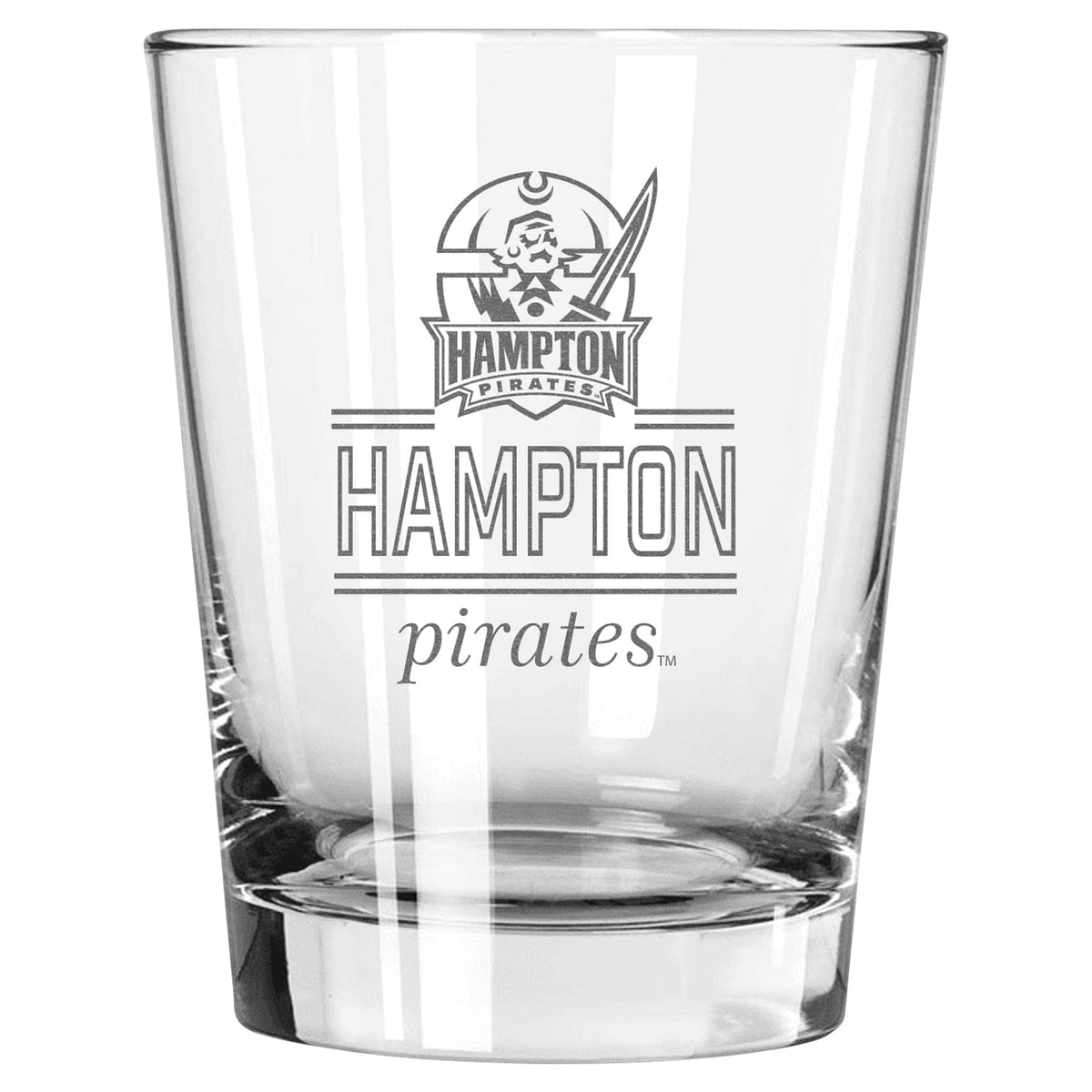 The Memory Company - Hampton Pirates 15oz. Double Old Fashioned Glass - Multicolor