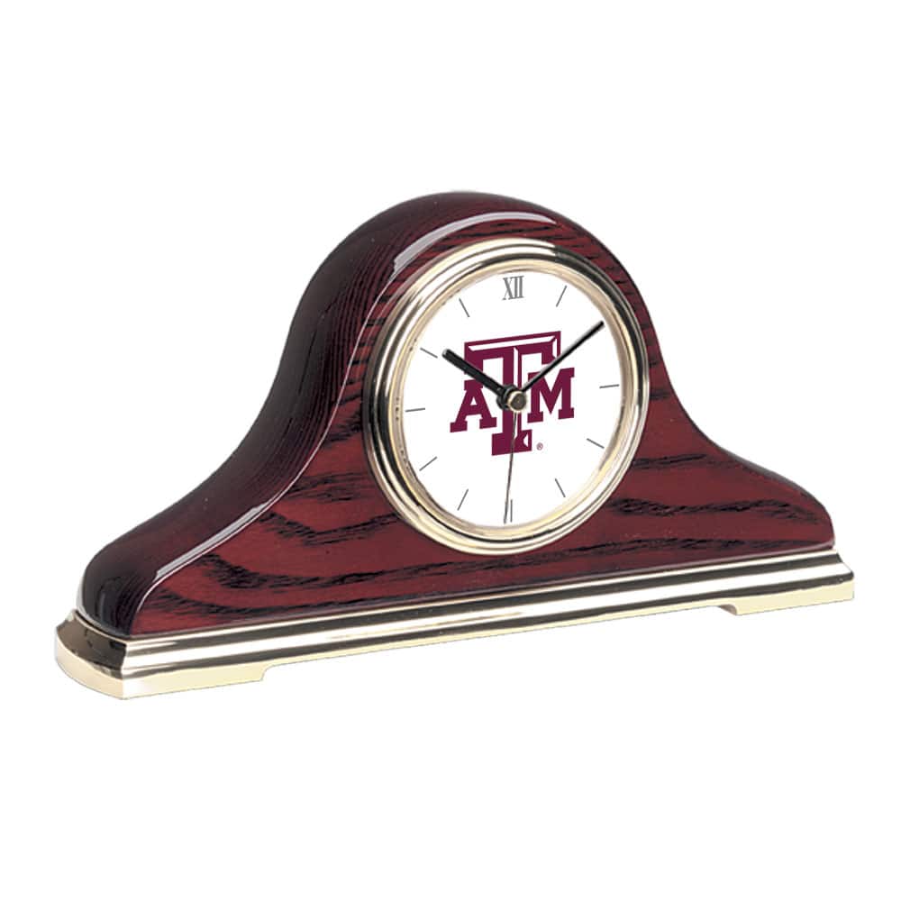 Jardine - Texas A&M Aggies Primary Team Logo Mantle Clock - Gold