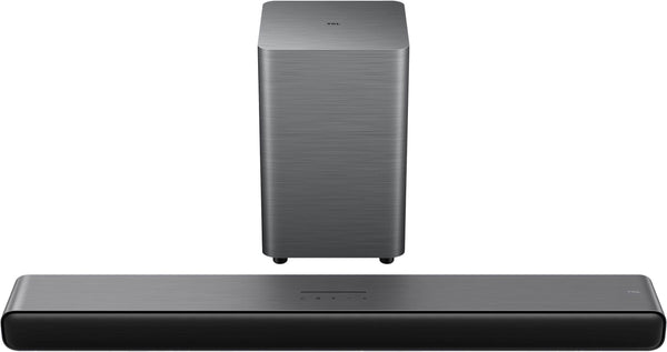 TCL - S-Class S55H 2.1 Channel S-Class Soundbar with Wireless Subwoofer, Dolby Atmos (2025) - Black