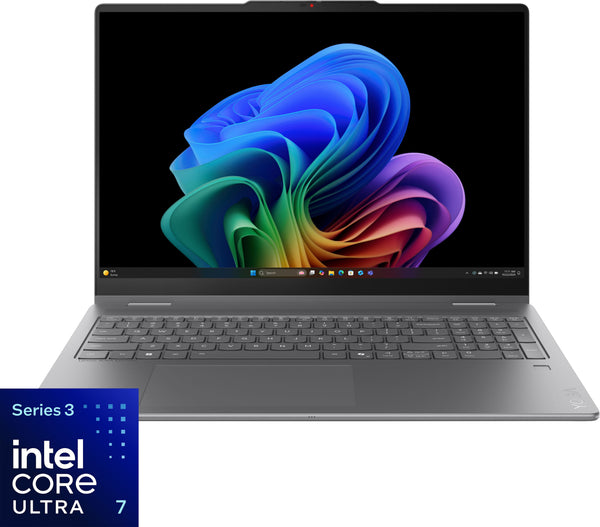 Lenovo - Yoga 7i 2-in-1 16" 2K OLED Touchscreen Laptop - Intel Core Ultra 7 355 2026 - 24GB Memory - 512GB Storage - Luna Grey