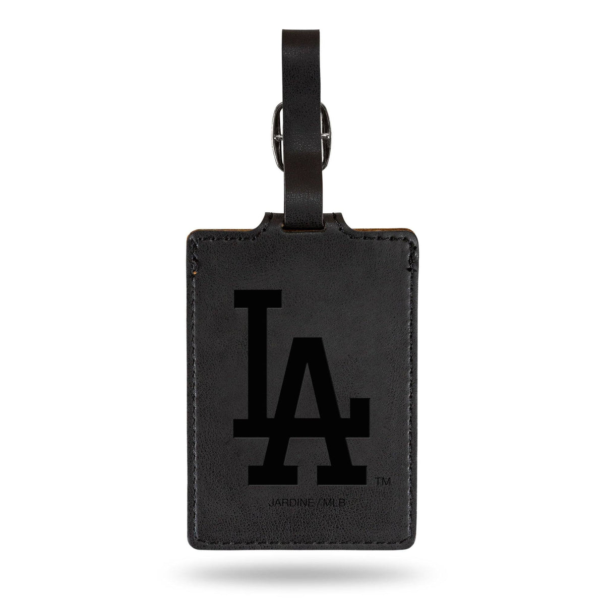Jardine - Los Angeles Dodgers Ultra Suede Luggage Tag - Black