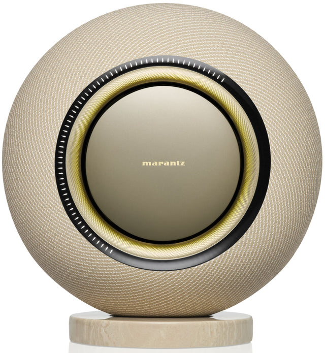 Front. Marantz - Horizon 6.5" Hi-Res 745W Wireless Speaker (Each) - Champagne.