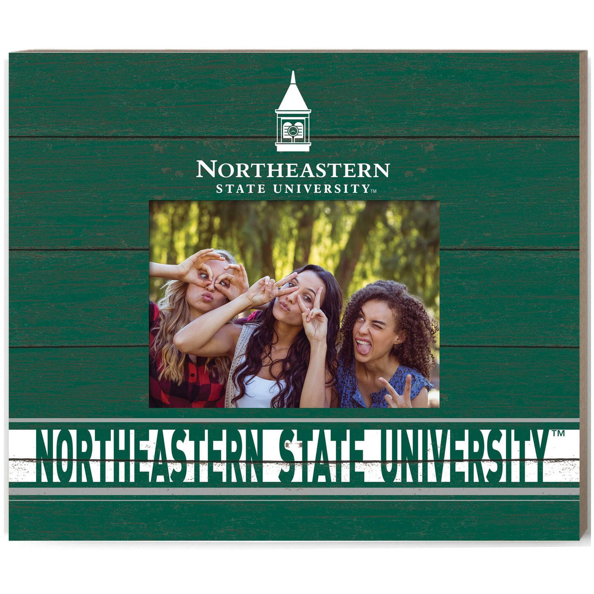 Jardine - Northeastern State Riverhawks 11'' x 13'' Team Spirit Scholastic Picture Frame - Green