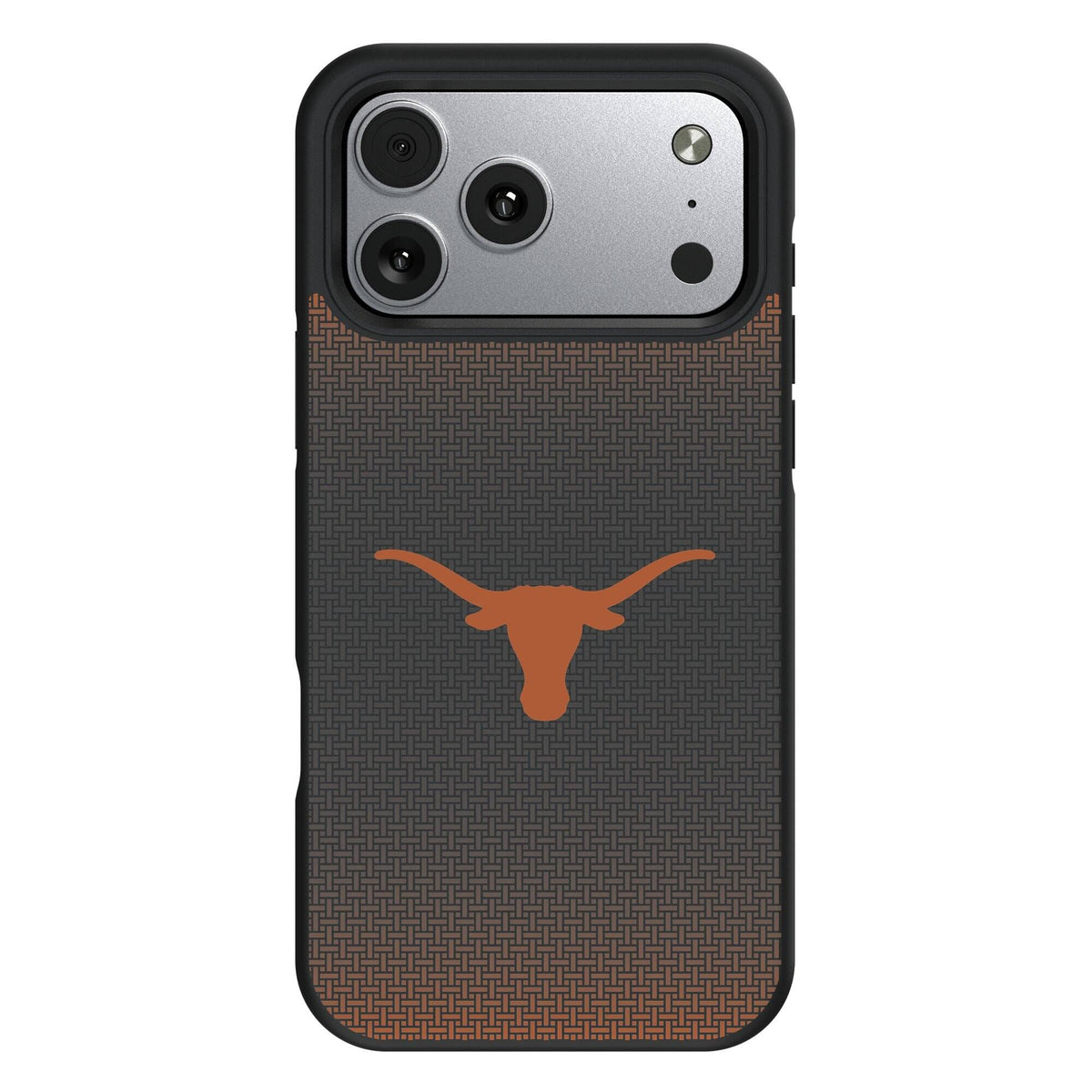 Keyscaper - NCAA - Texas Longhorns Bump Case with 8.2ft Drop Protection - 14 Pro Max - Black