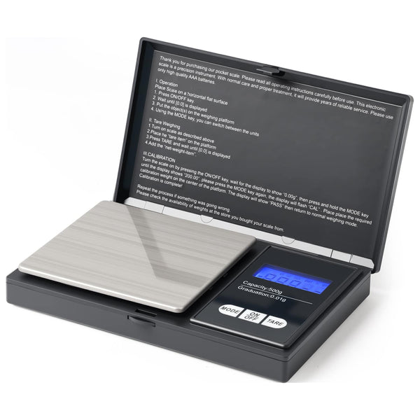Garnen - Food Scale 500g/0.01g, Kitchen Scale Coffee Scale Precision Gram Scale Digital Weight Grams Ounces, for Coffee Jewelry - Multicolored