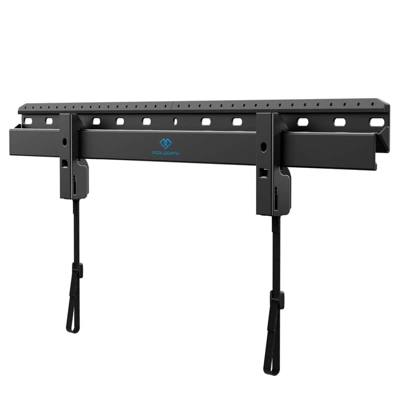 Perlesmith - 32"–86" Low-Profile Fixed TV Wall Mount Bracket for Flat-Screen, Model PSLL4B-US - Black