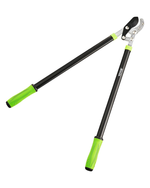 Front. VEVOR - Loppers for Tree Trimming, 32 inch Garden Anvil Trimmer with Compound Action, Sharp Steel Blade - Handle: green;handle iron tube: black baked enamel.