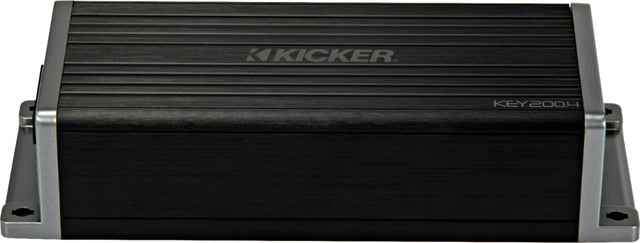Front. KICKER - KEY 200W Multichannel Amplifier with High-Pass Crossover - Black.