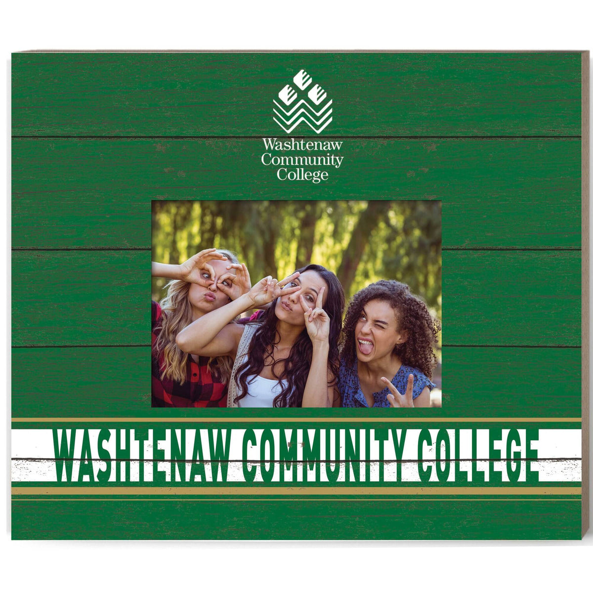 Jardine - Washtenaw Community College 11" x 13" Team Spirit Scholastic Picture Frame - Green