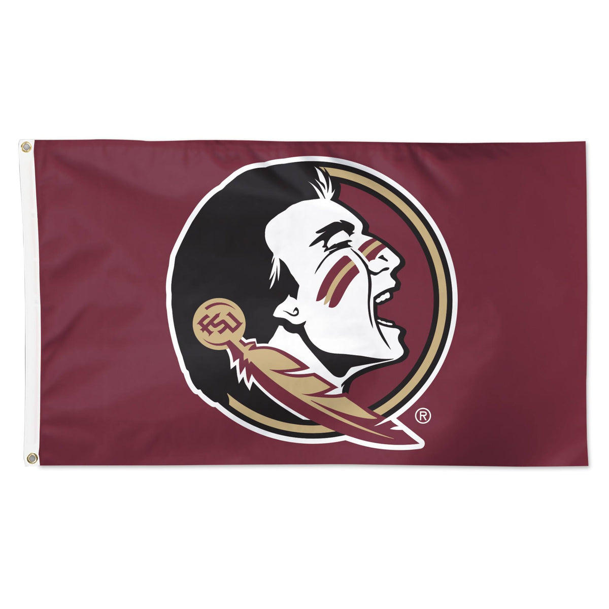 WinCraft - Florida State Seminoles 3' x 5' Primary Logo Single-Sided Flag - Multicolor