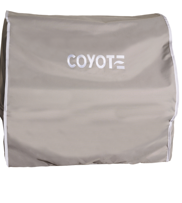 Front. Coyote Outdoor Living - Coyote Outdoor Living Gray Cover For 30" Built-In C & SL Series Grill - Gray.