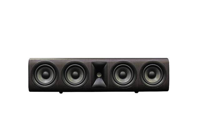 Front. JBL - Studio 665C Quad 5.25" 2.5-Way Compression Driver Center Channel Loud Speaker (Each) - Dark Wood.
