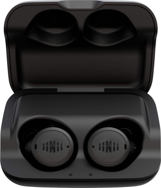 Front. Nuheara - IQbuds 2 MAX Personal Hearing Amplifier - Black.