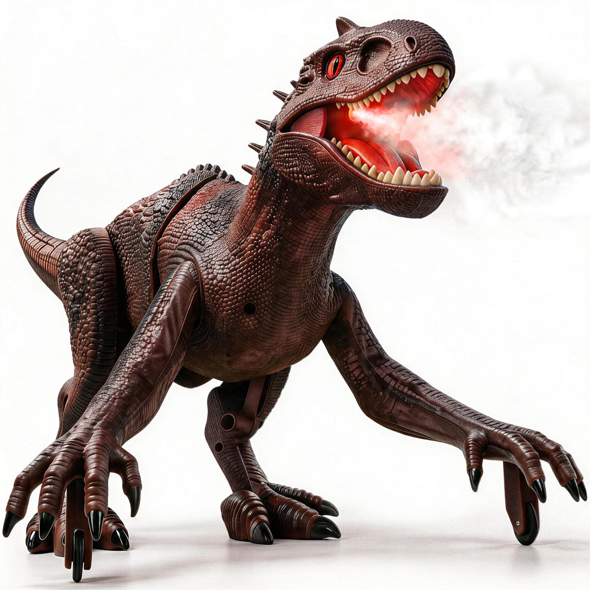 Veeniix - SM32S Interactive Remote Control Dinosaur Toys for Kids 6-8,Large Walking RC Jurassic Dino for Boys , Christmas Gift - Red