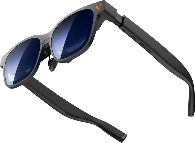 Front. VITURE - Pro 2 XR/AR Glasses: UltraClarity 3.0, Myopia Adjustment, 120Hz/50°, Sony MicroOLED, Switch 1/2, iPhone/Android, Mac/PC - Black.