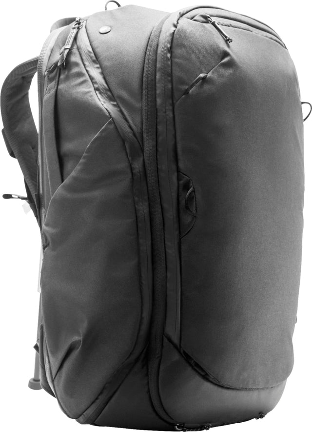 Angle. Peak Design - Travel Backpack 45L - Black.