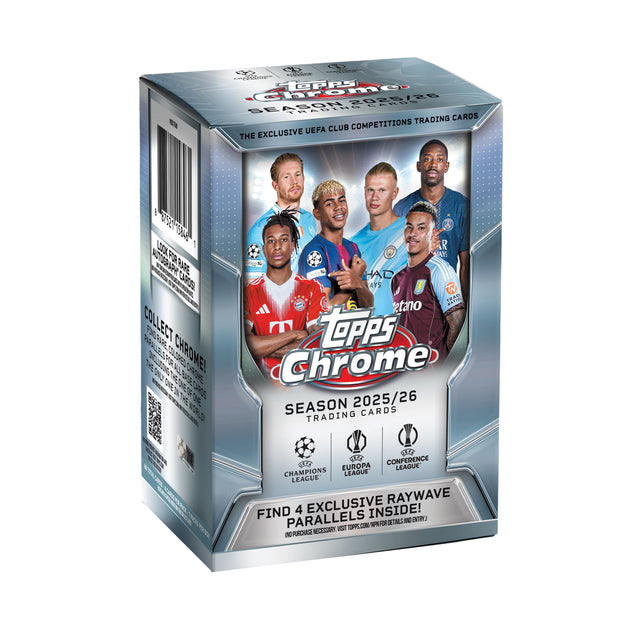 C addddce dee A chrome 2025/26 SEASON - TEESIS TRADING CARDS UEFA CLUB COMPETITIONS THE EXCLUSIVE I F750 158 R FSARAPIR LOOK FOR AYS RARE HAD CARDE AYS W GATIC etano COLLECT RA FD-BARE m TPPS PRAARISF H 4 CHROME! CSR Chrome ONC ALL OHRONE TE BAEE ON OE15 CAROS THE DE SEASON 2025/26 N0A CARDS LO TRADING S CONFERENCE EUROPA LEAGUE CHAMPIONS LEAGUE LEAGUE EXCLUSIVE RAYWAVE FIND 4 INSIDE! PARALLELS V TOPPS.COM 1 FOR DETAIS DE ENTRY PURCAEO NECESSARY

---

**Corrected Text:**

C addddce dee A chrome 2025/26 SEAS