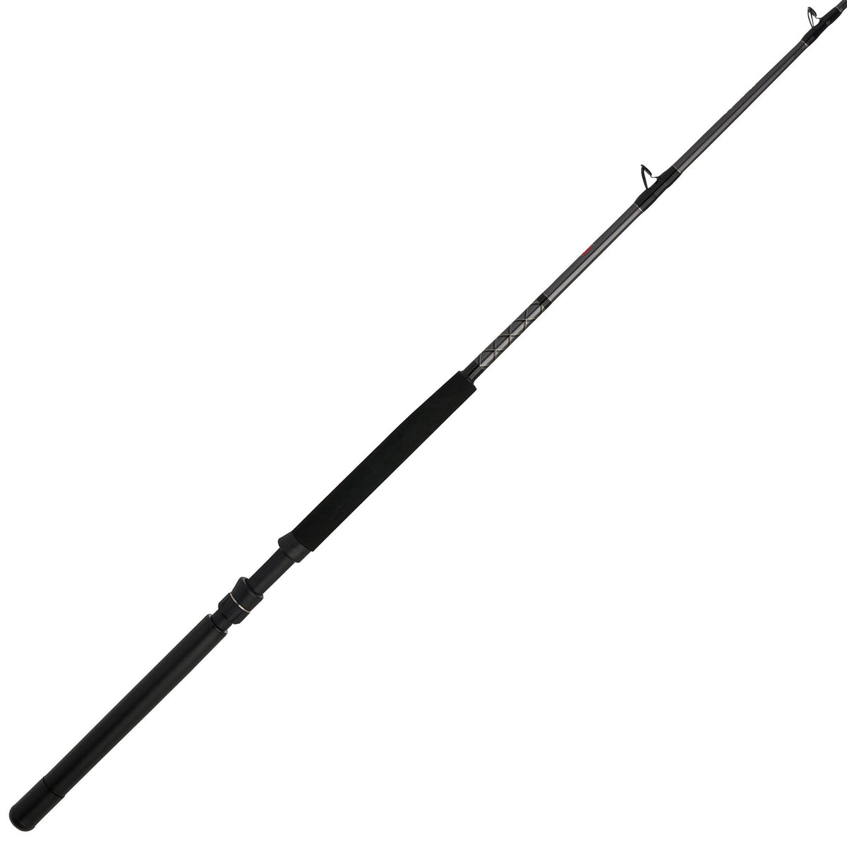 PENN - Ally II Straight Butt Conventional Boat Rod, 7 Feet, Loads Up To 30 Pounds - Black with Gold accents