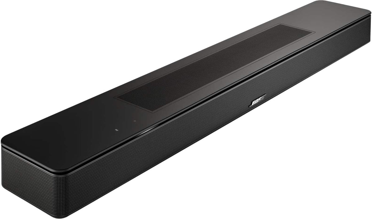 Bose - Smart Soundbar with Dolby Atmos, TrueSpace Immersive Audio, and A.I. Dialogue Mode - Black