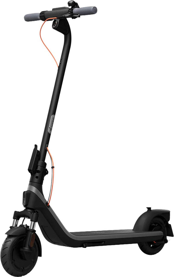 Segway - E2 Plus II Electric Scooter - Lightweight & Portable Commuter Scooter w/ 16 Mile Range, 15 MPH Speed & RGB Lights - Black
