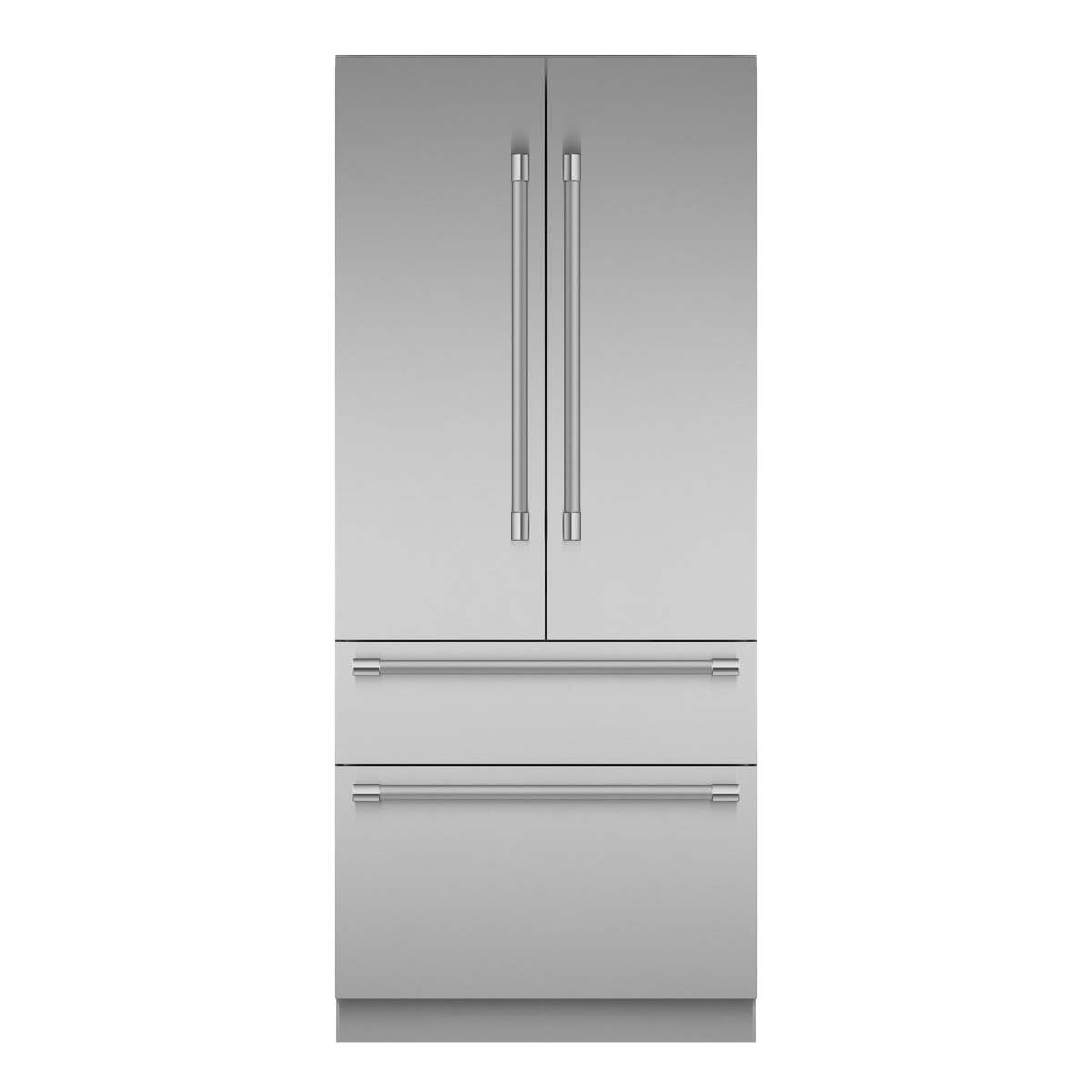 Thermador - Freedom Collection 36 in Wide 18.8 Cu. Ft. Smart Built-in French Door Bottom Freezer Refrigerator - Stainless Steel