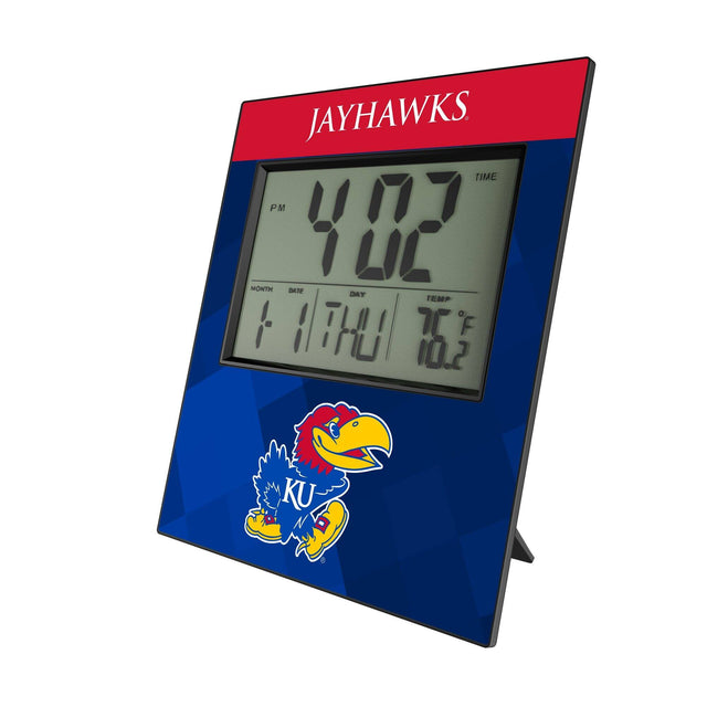 JAYHAWKS TIME PM 4:02 MONTH 1 DATE 1 DAY THU TEMP 76.2 F KU