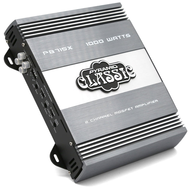 Watts 1000 Low T PB 715X Gutput Pyramid Classic Max Bass Svrano F EG St Ar Amplifier I K-Over Mosfet 6 F 2 Channel