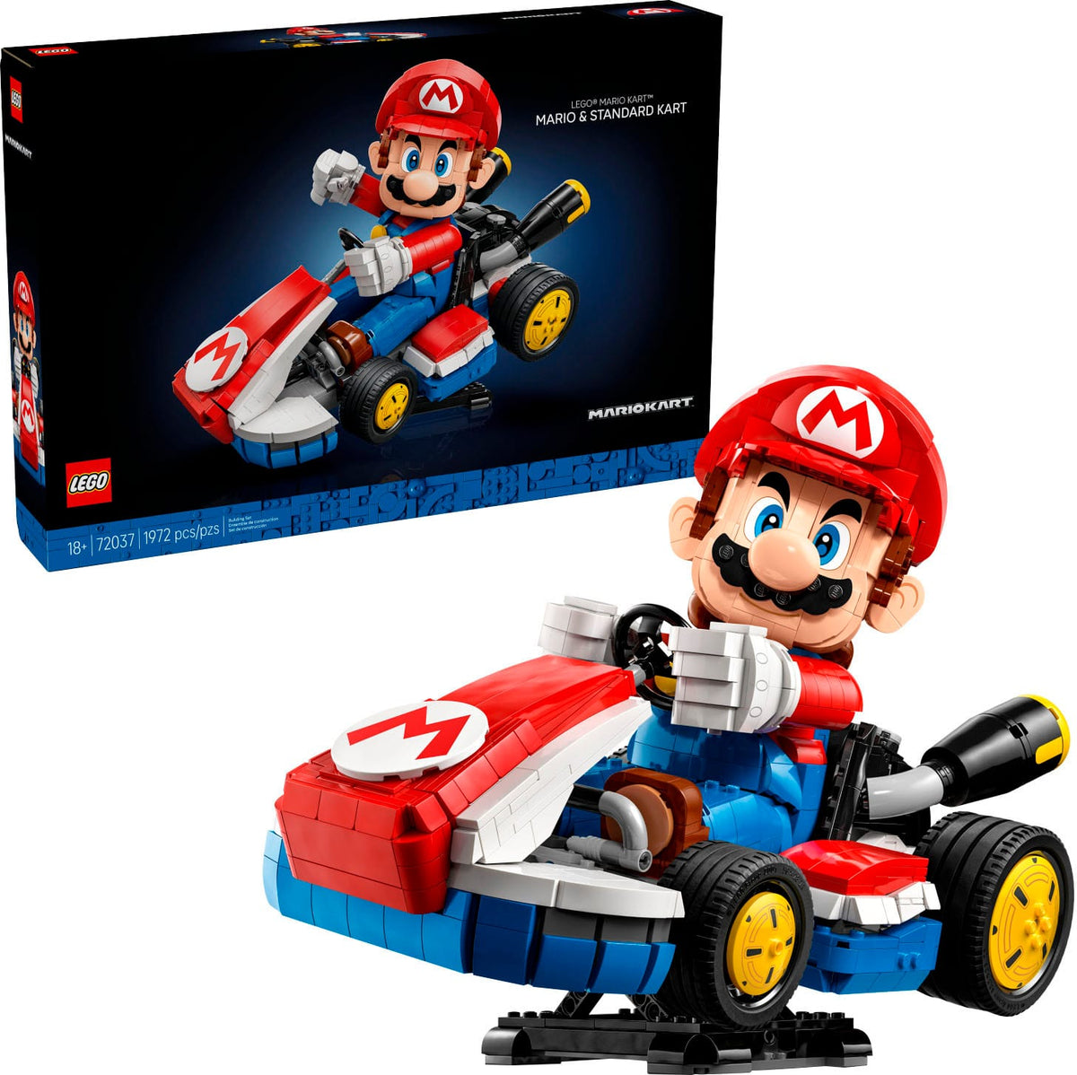 LEGO - Super Mario: Mario Kart – Mario & Standard Kart 72037