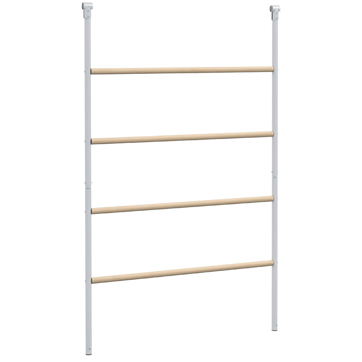 Pawhut - Chicken Perch for Coop, Wooden and Galvanized Steel Jungle Gym Roosting Bar Ladder for Backyard Poultry - Natural Wood