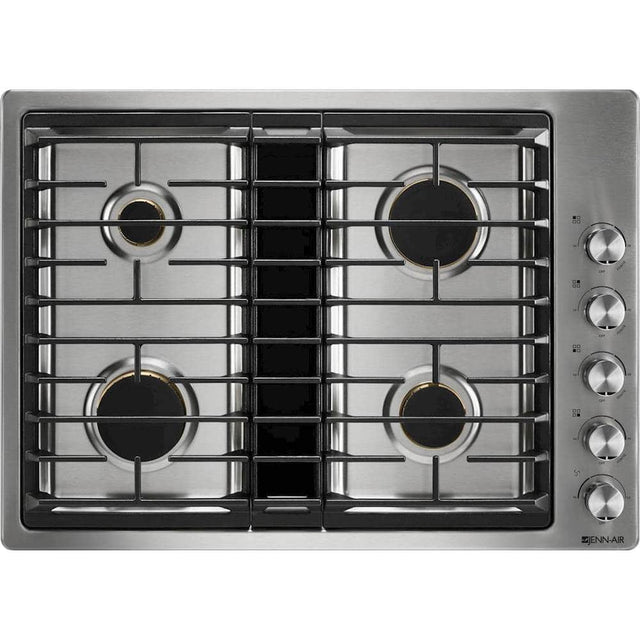 Front. JennAir - JX3 30" Built-In Gas Cooktop - Stainless Steel.