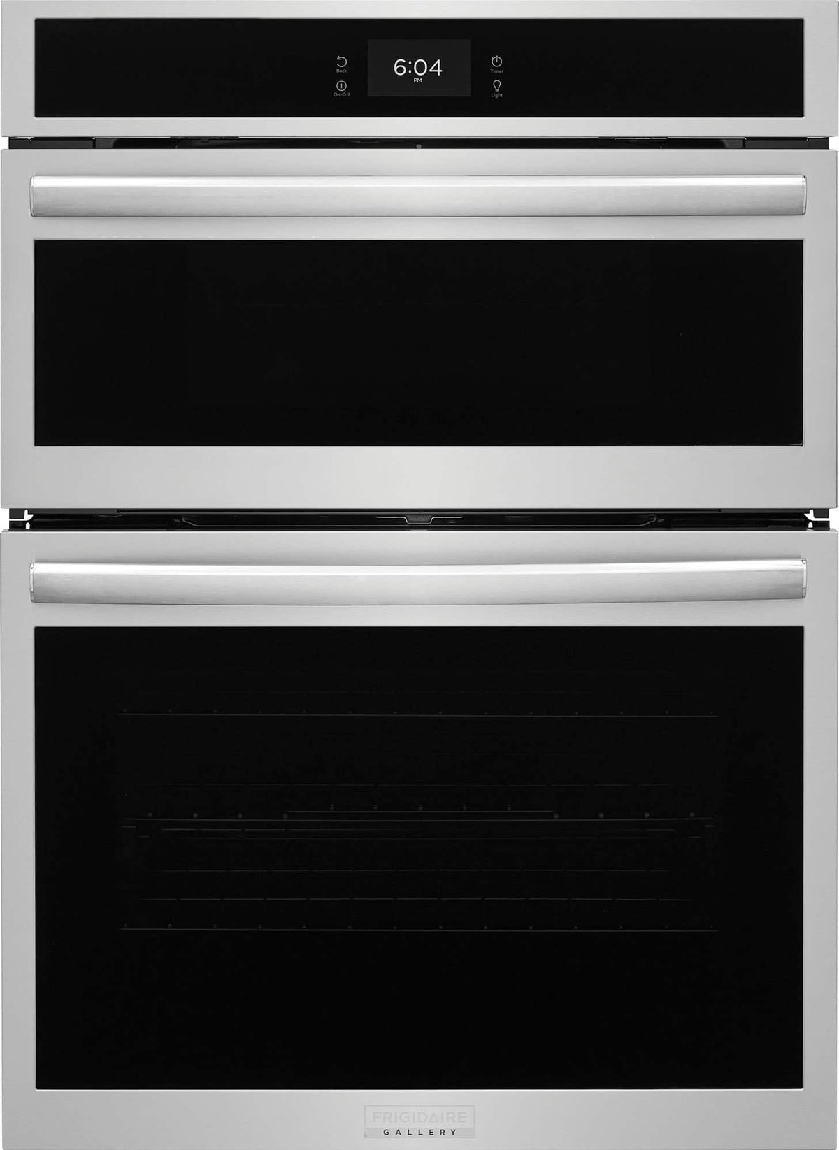 Frigidaire - Gallery 30" Built In Electric Total Convection Combination Wall Oven with Microwave and Stone-Baked Pizza - Stainless Steel