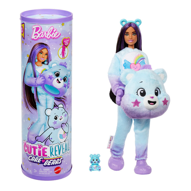 Barbie  
Doll  
CUTIE REVEAL  
CARE BEARS  
3+  
WARNING: CHOKING HAZARD - Small parts. Not for children under 3 years.  
MATTEL  
200m