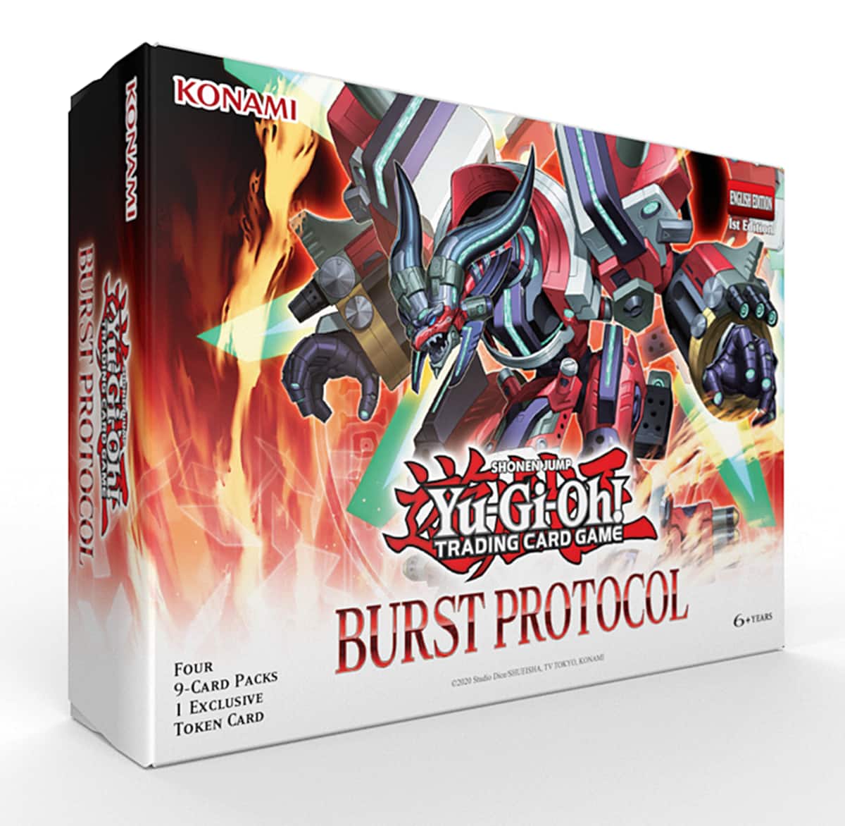 Konami - Yu-Gi-Oh! Trading Card Game: Burst Protocol 4 Pack with Token Card