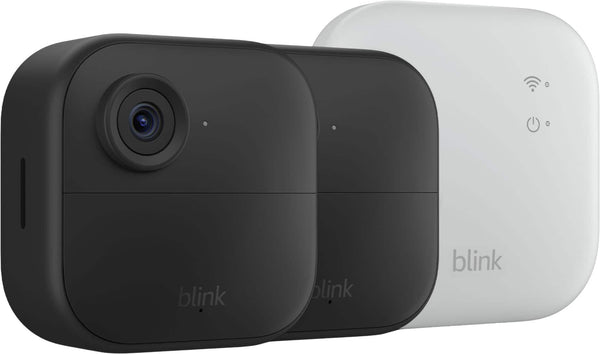 Blink - Outdoor 4 XR — Wireless security camera with extended range, up to 400 feet. Sync Module XR included — 2 Cameras - Black