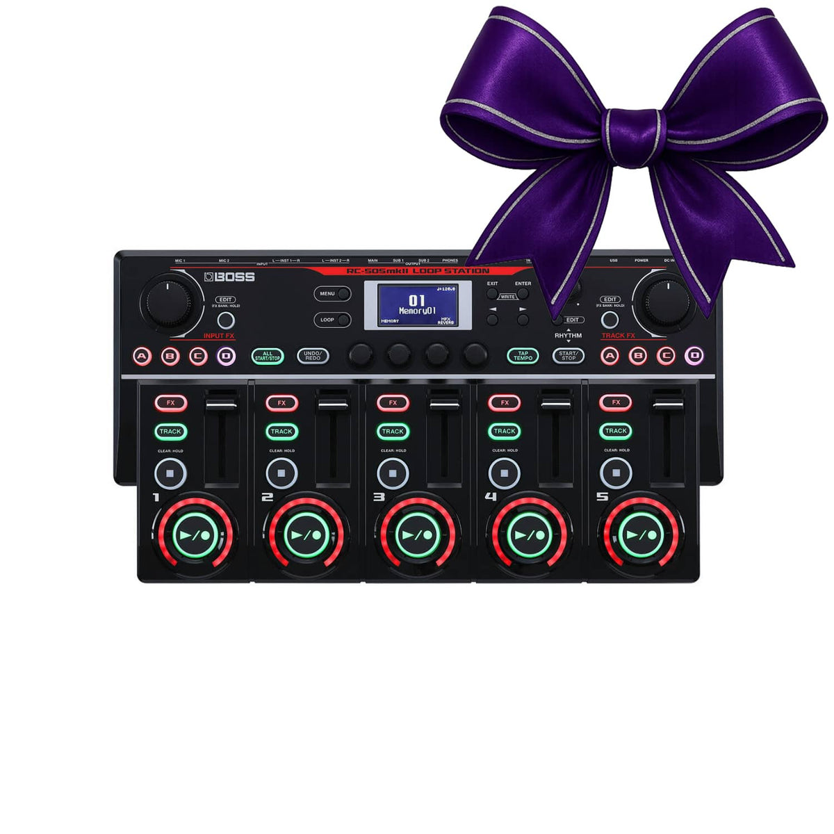 BOSS - RC-505MKII User-Configurable Controls 49 Input FX Tabletop Looper