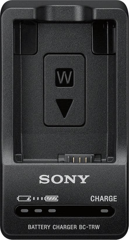 Sony - Battery Charger for NP-FW50 - Black