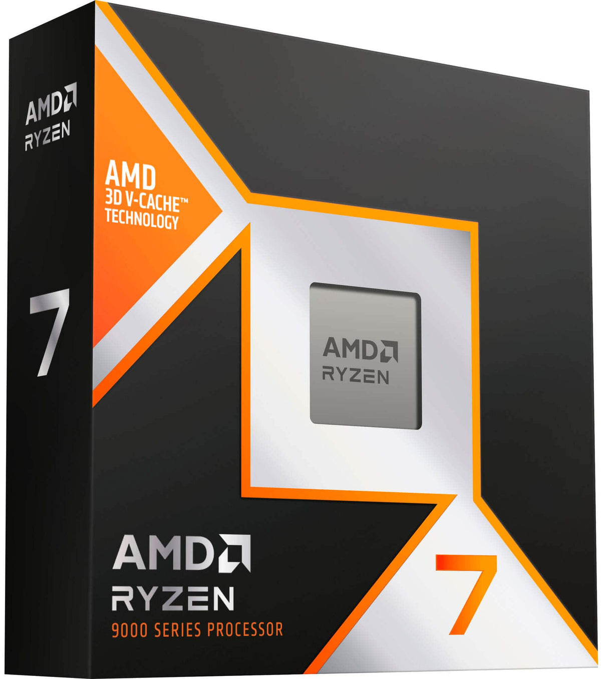AMD - Ryzen 7 9800X3D 8-Core - 16-Thread 4.7 GHz (5.2 GHz Max Boost) Socket AM5 PCI Express 5.0 Unlocked Desktop Processor - Silver