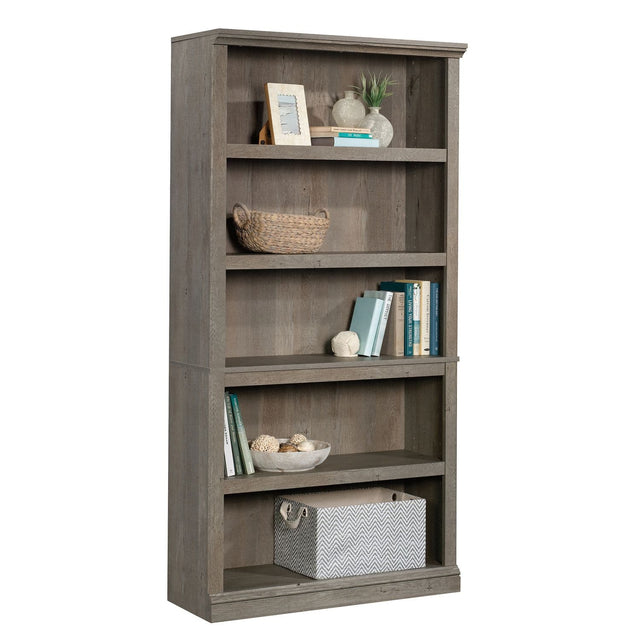 Front. Sauder - Sauder Miscellaneous Storage Bookcase Mystic Oak finish - Mystic Oak.