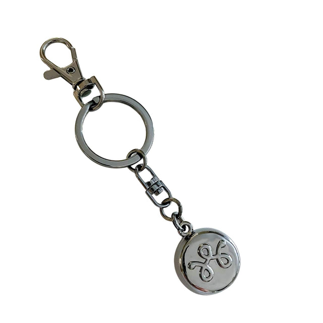 Angle. invisaWear - Smart Jewelry - Personal Safety Device - Unisex Keychain - 911 and ADT Features - Black.