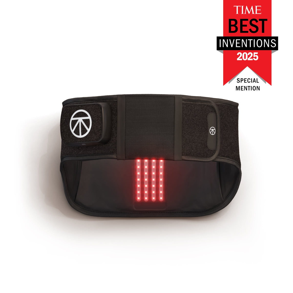 Therabody - ThermBack LED – 4-in-1 Back Wrap With Heat, Far infrared, Vibration and LED Light Therapies For Lower Back Pain Relief - Black