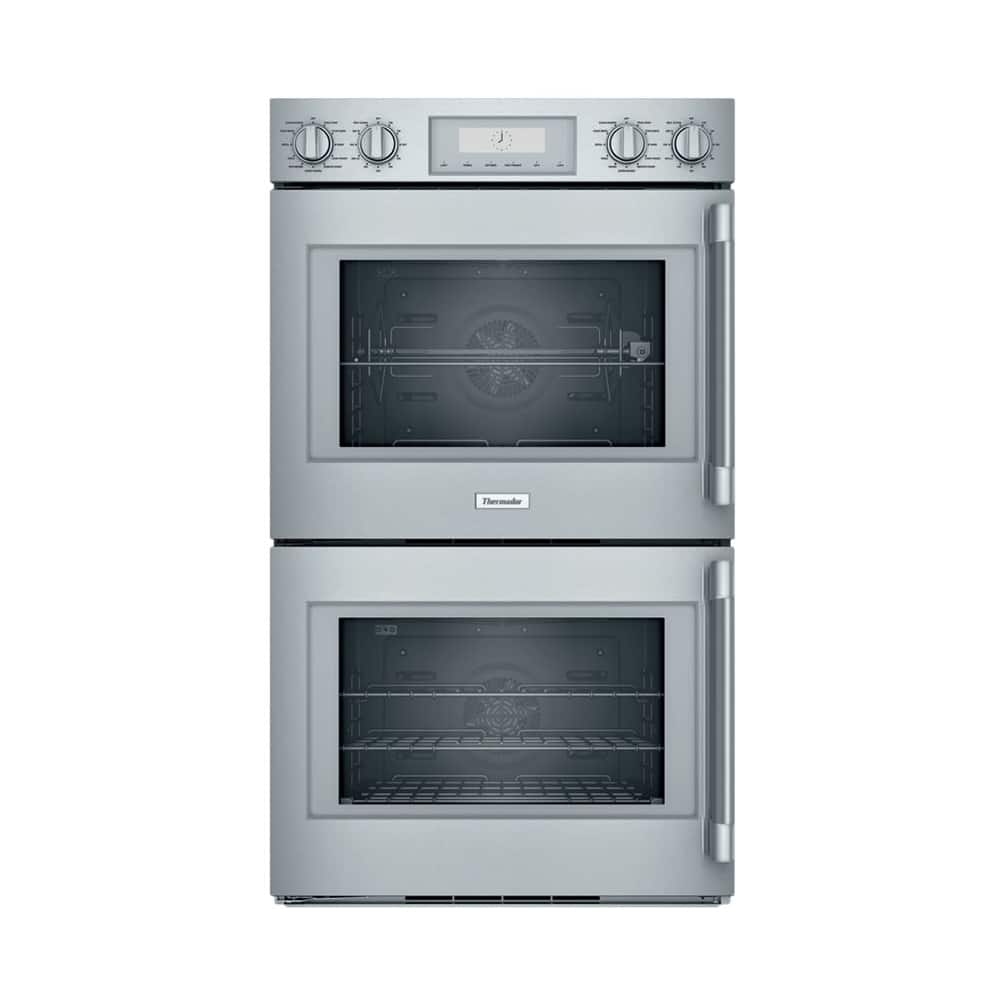 Thermador - Professional Series 30" Built-In Double Electric Smart Wall Oven with True Convection - Stainless Steel