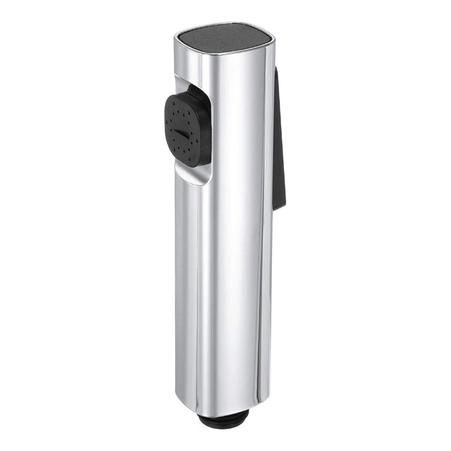 Front. Unique Bargains - Handheld Bidet Sprayer for Toilet, ABS Bathroom Sprayer Kit Adjustable Water Pressure Control for Cleaning - Bright Silver.