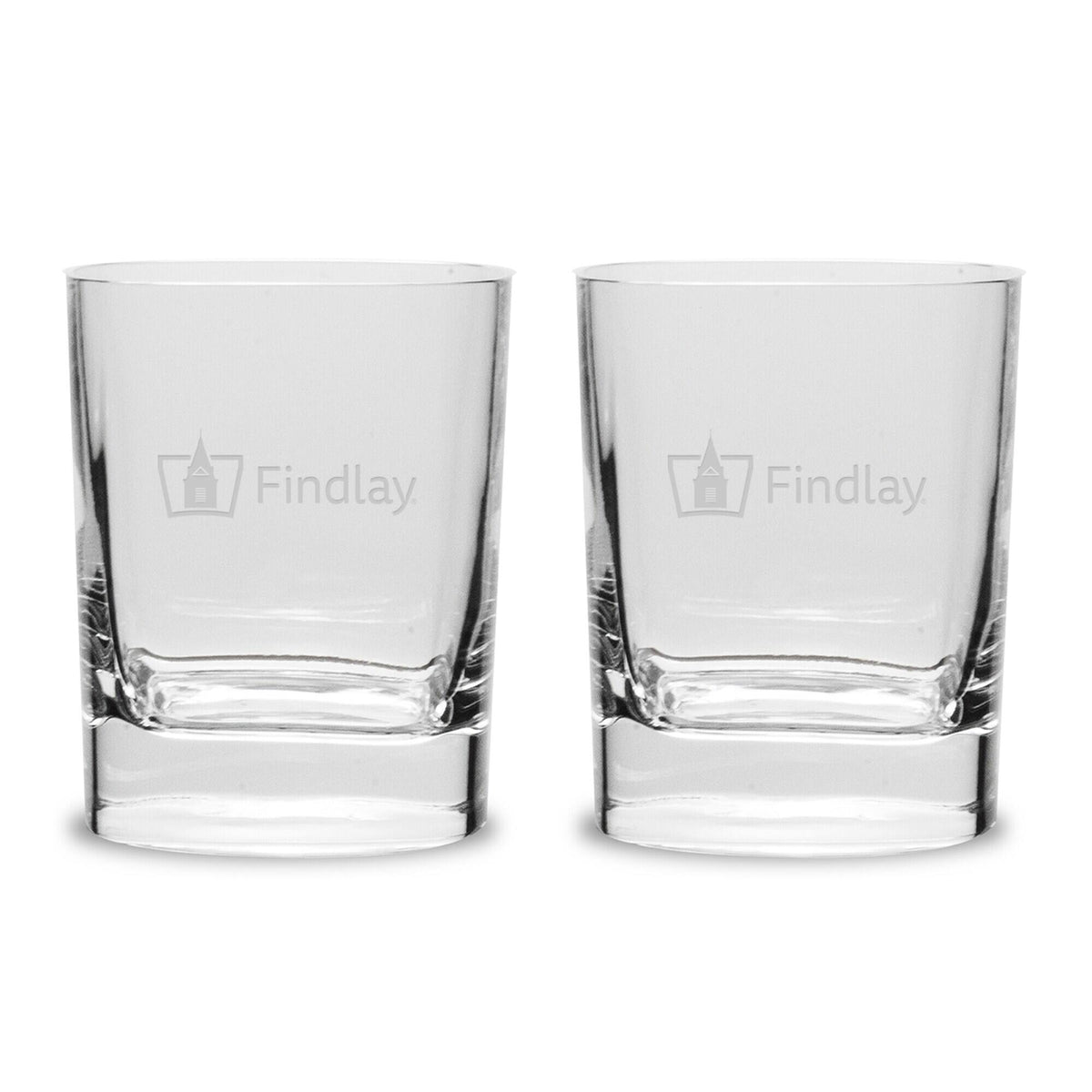 Jardine - Findlay Oilers 2-Piece 11.75oz. Luigi Bormioli Square Round Double Old Fashion Set - Multicolor