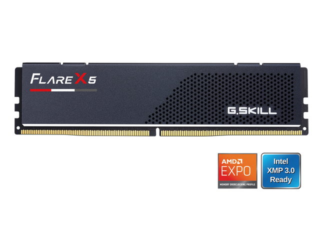 FLARE X5  
G.SKILL  
AMD EXPO MEMORY OVERCLOCKING PROFILE  
Intel XMP 3.0 Ready