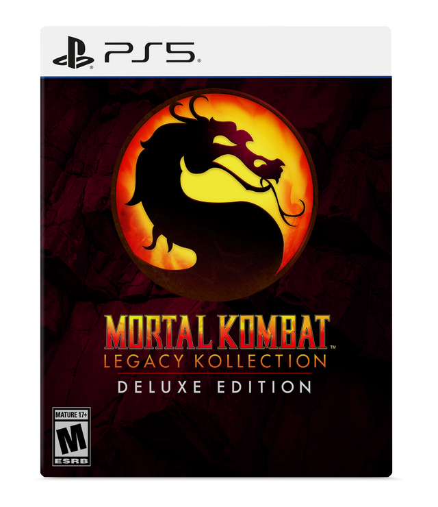 PS5  
MORTAL KOMBAT LEGACY COLLECTION  
DELUXE EDITION  
MATURE 17+  
M ESRB