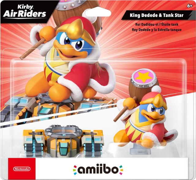 Kirby Air Riders  
6+  
King Dedede & Tank Star  
Roi Dadidou et l'étoile tank  
Rey Dedede y la Estrella tanque  
Nintendo amiibo