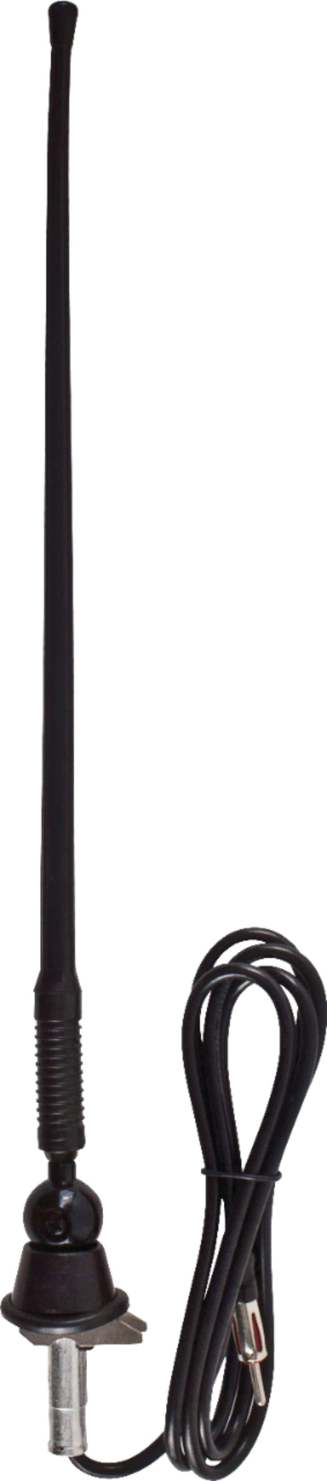 Front. Metra - RUBBER SIDE/TOP MT ANTENNA - Black.