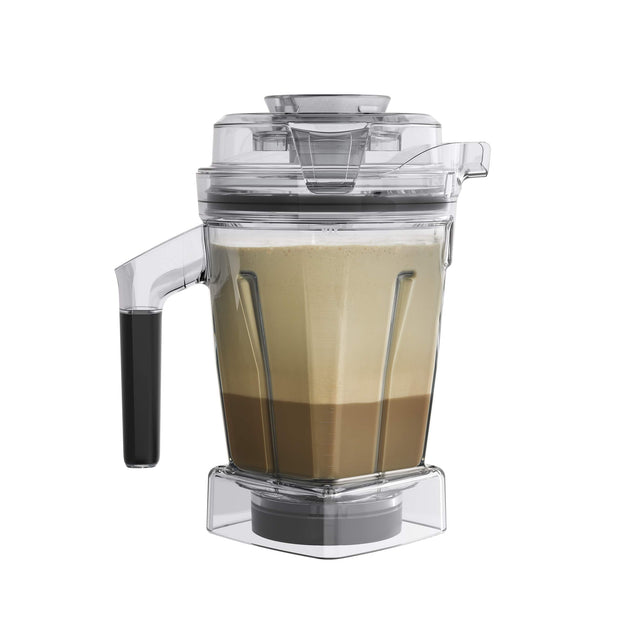 Front. Vitamix - 48-Ounce Aer Disc Blender Container with SELF-DETECT - Clear.